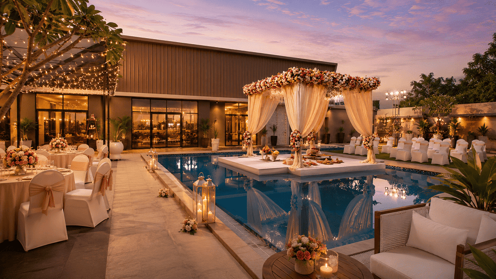 poolside wedding venue amritsar